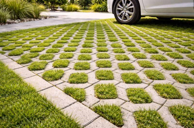 植草磚、平板藝術地磚怎麼選？透水鋪面防積水又美觀一次搞懂